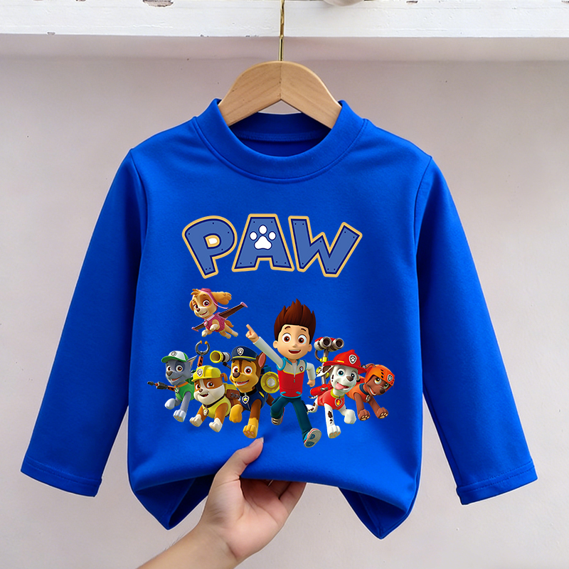 Undershirt Crew Neck - PAW Patrol Long Sleeves T-Shirts Anime