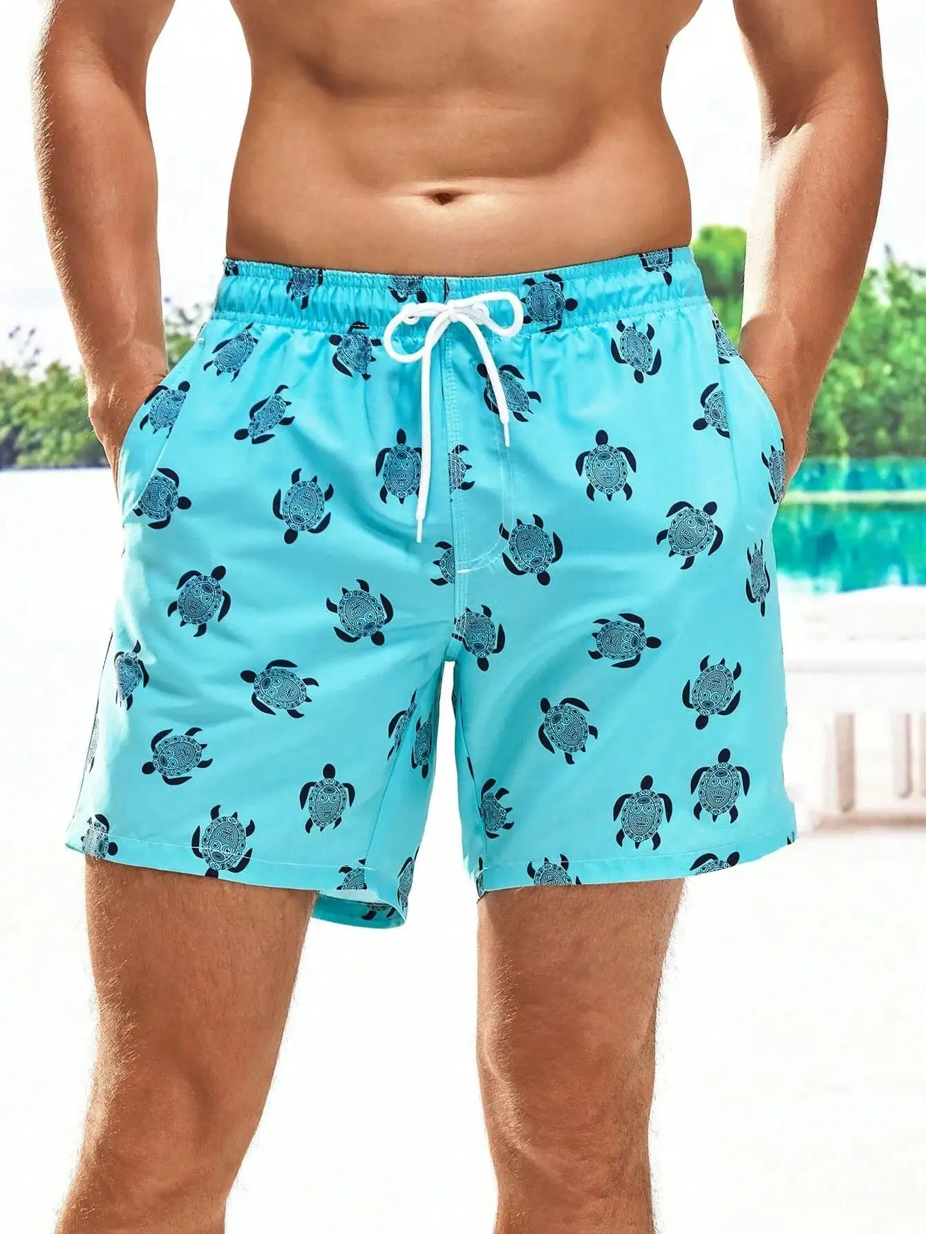 Bamboo Fiber Trunk - Men's Beach Shorts Summer Fashion Hawaii