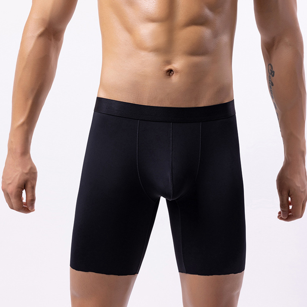 Men Ice Silk Long Leg Shorts B - Long Leg Trunk Men recensione e prezzo
