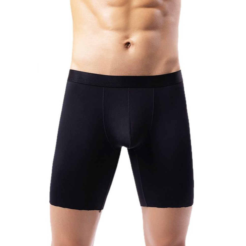 Men Ice Silk Long Leg Shorts B - Long Leg Trunk Men recensione e prezzo