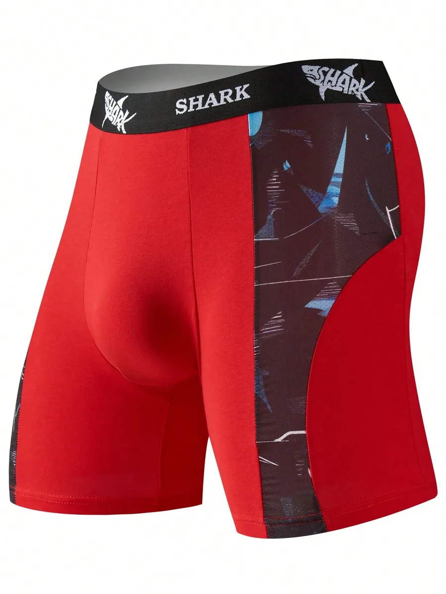 Red Spliced Mesh Boxer Shorts  - Mesh Sport Boxer recensione e prezzo