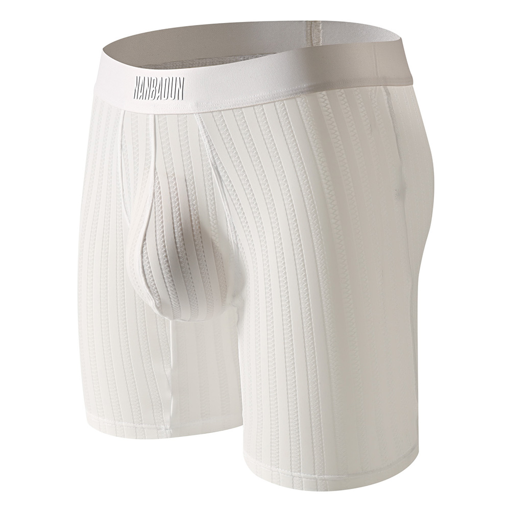 Men Ice Silk Long Leg Shorts B - Long Leg Trunk Men recensione e prezzo