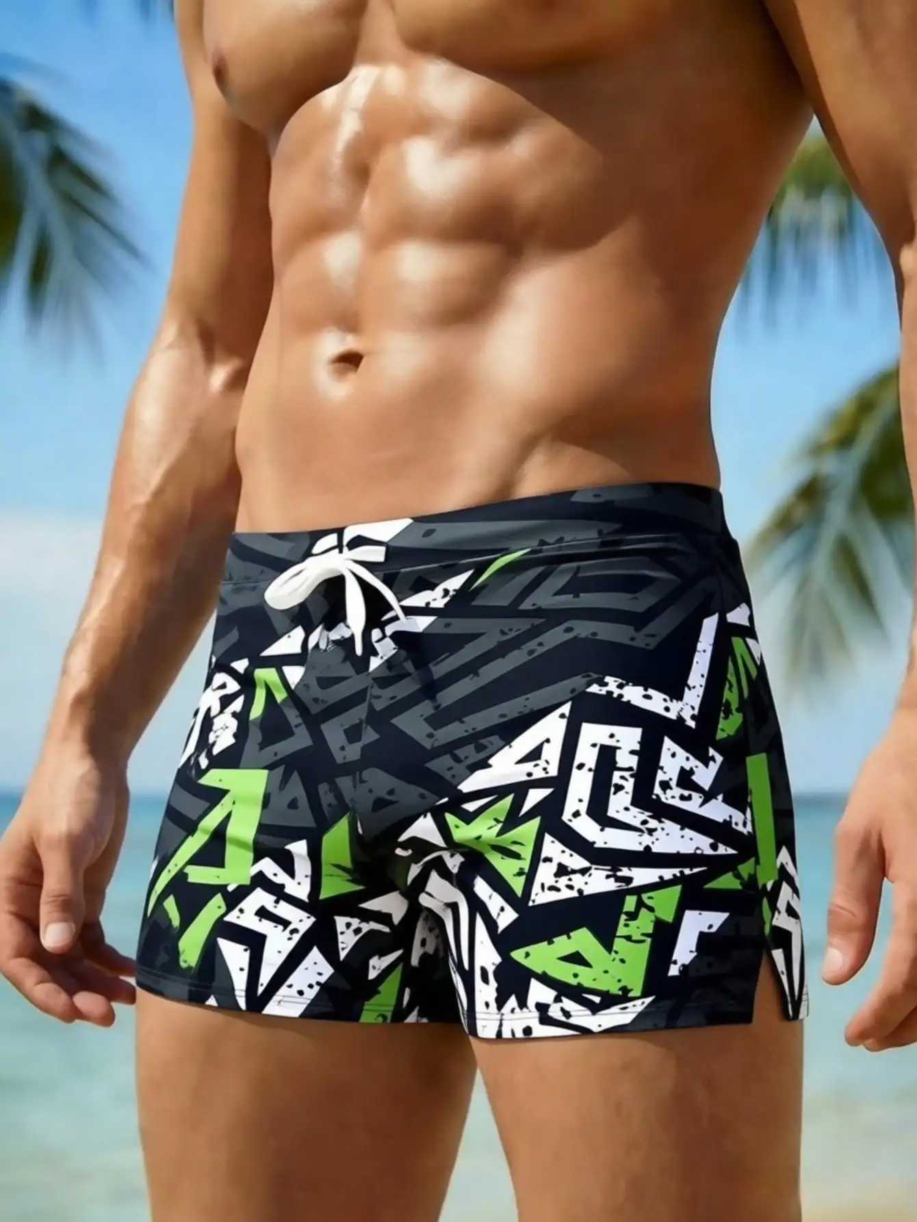 Men's Fashion Printed Pattern  - Bamboo Fiber Trunk recensione e prezzo