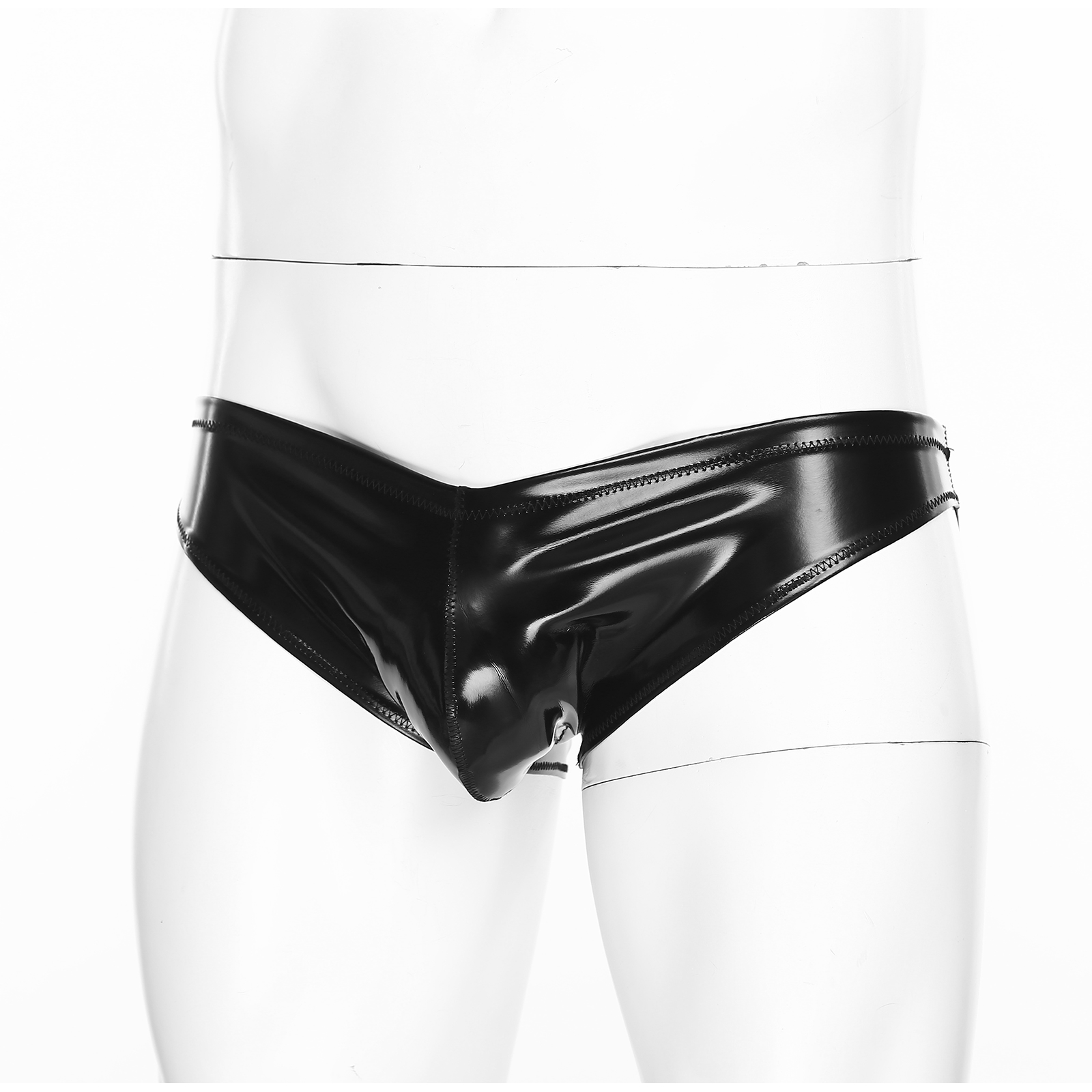 Mens Glossy Latex Briefs Paten - Pouch Boxer Pouch recensione e prezzo