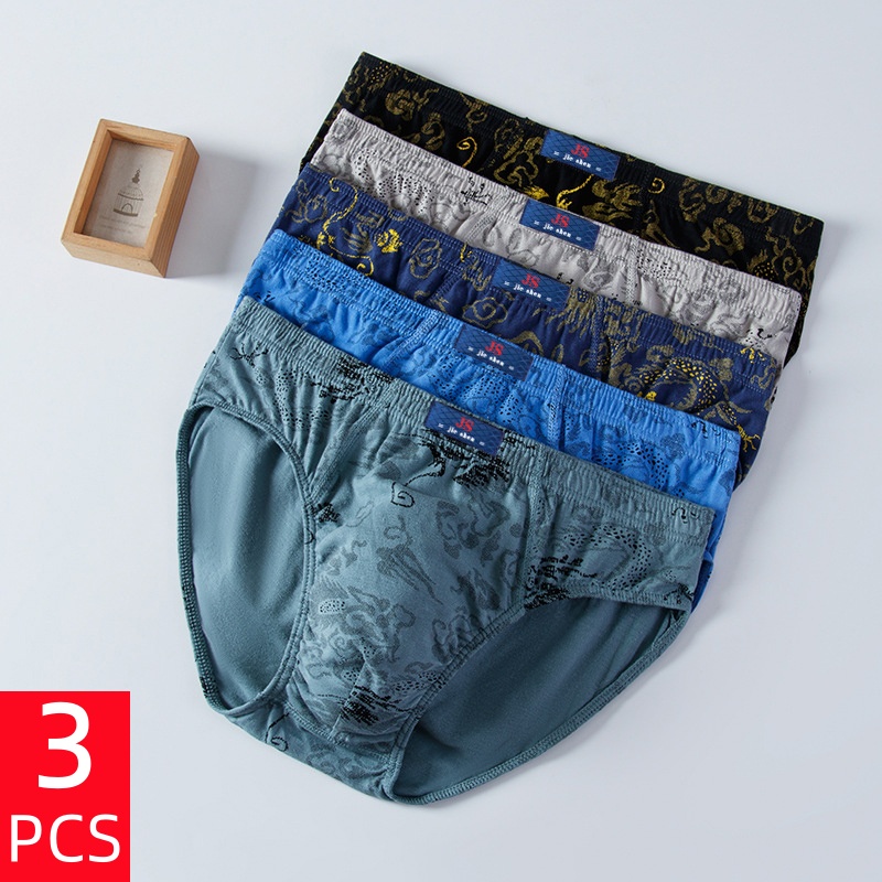 3 Pcs/Lot Men's Plus Size Pure - Boxer Brief Pack Cotton recensione e prezzo