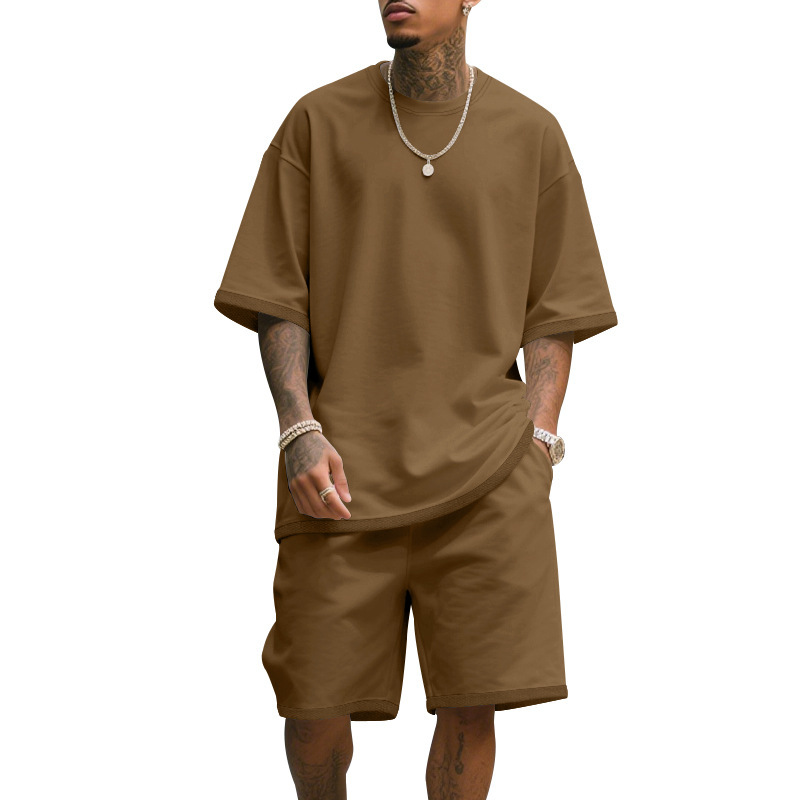 Men's Casual Two Piece Set Sum - T Shirt Tight Fit recensione e prezzo