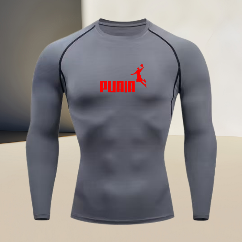 Men's long sleeved round neck  - T Shirt Tight Fit recensione e prezzo