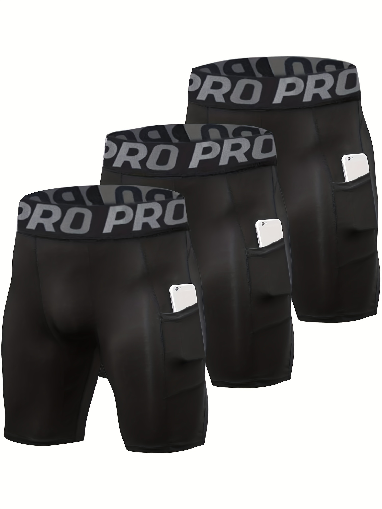 3 Pack Compression Shorts Men  - Compression Shorts Athletes recensione e prezzo
