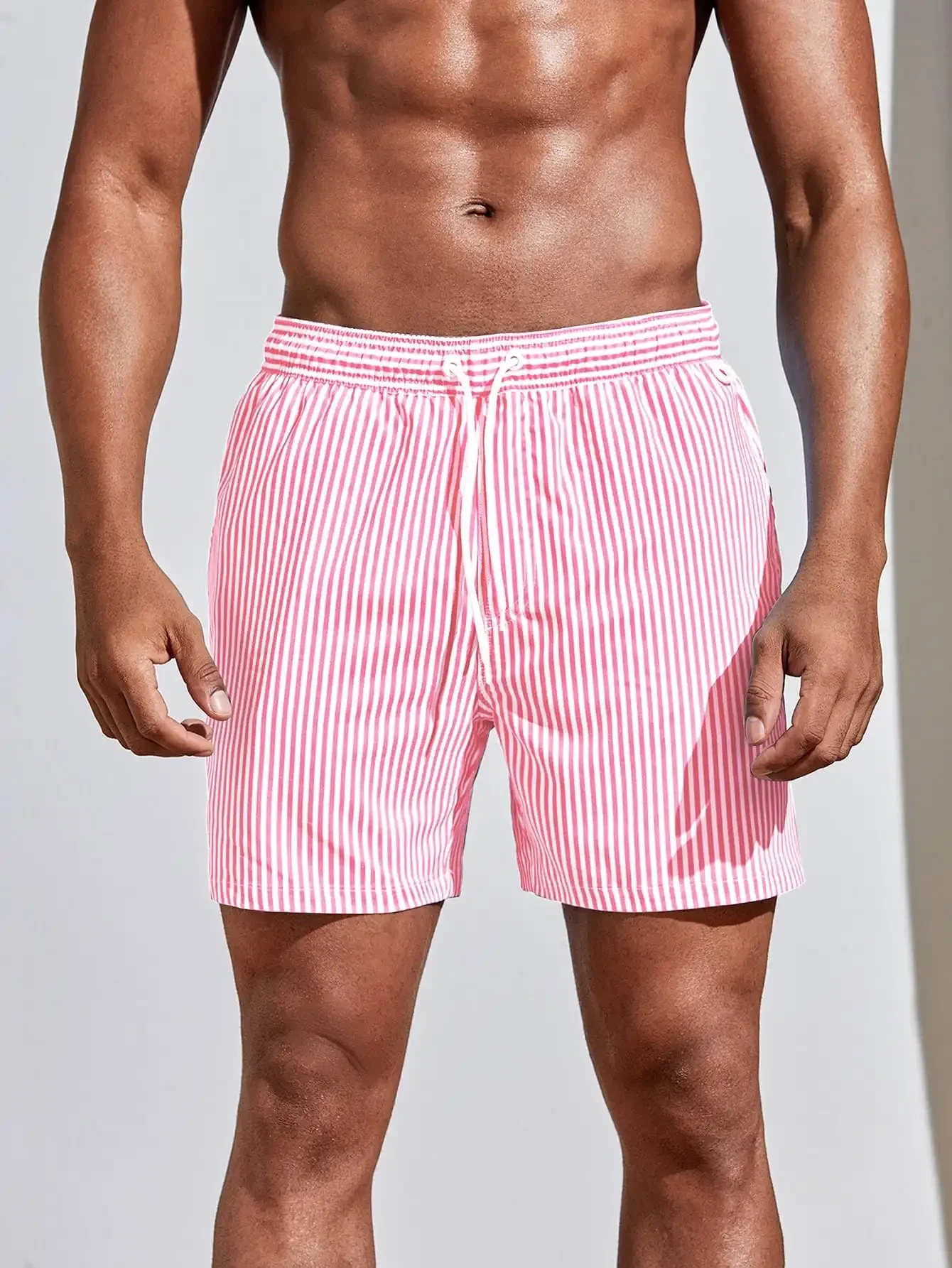 Men Vertical Striped Drawstrin - Bamboo Fiber Trunk recensione e prezzo