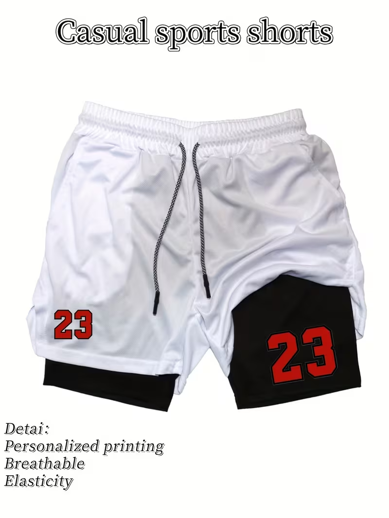 2026 New Men's Quick-Dry Doubl - Compression Shorts Athletes recensione e prezzo