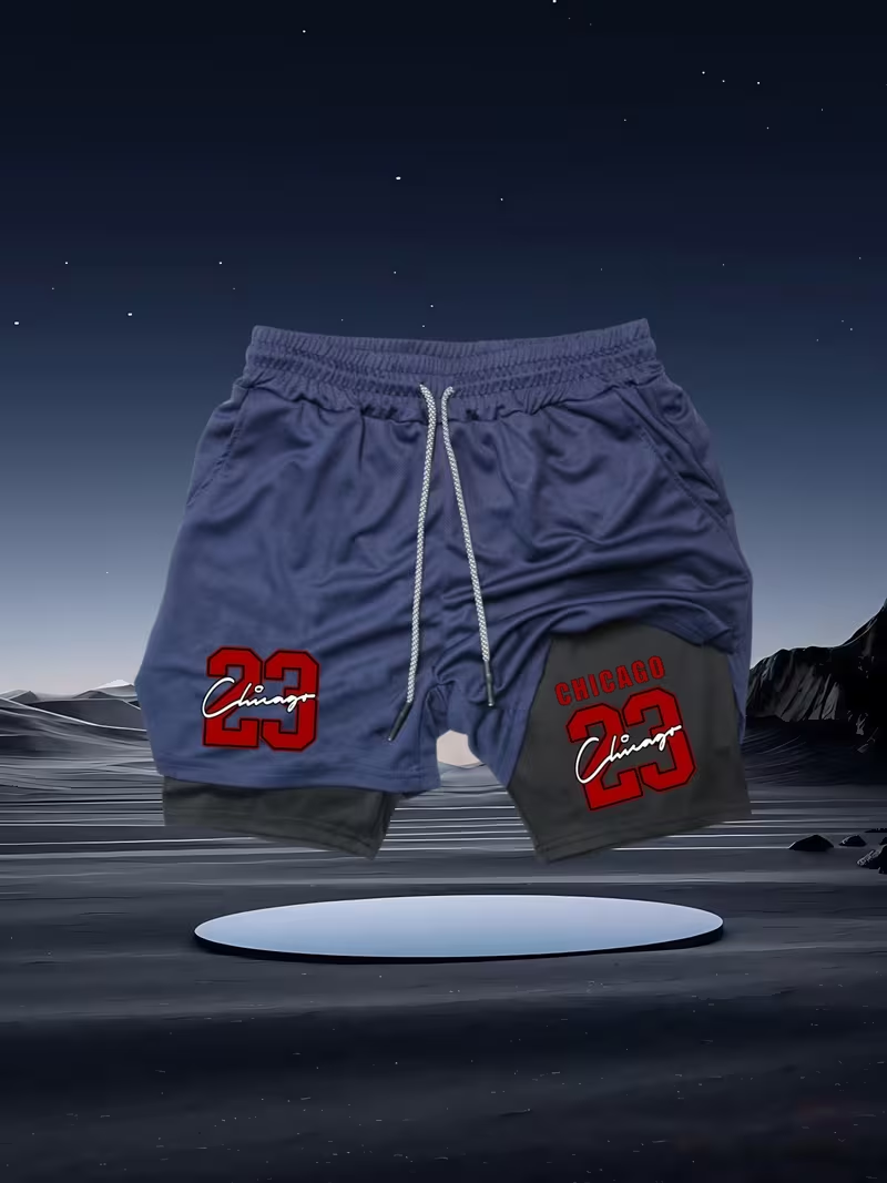2026 New Men's Quick-Dry Doubl - Compression Shorts Athletes recensione e prezzo