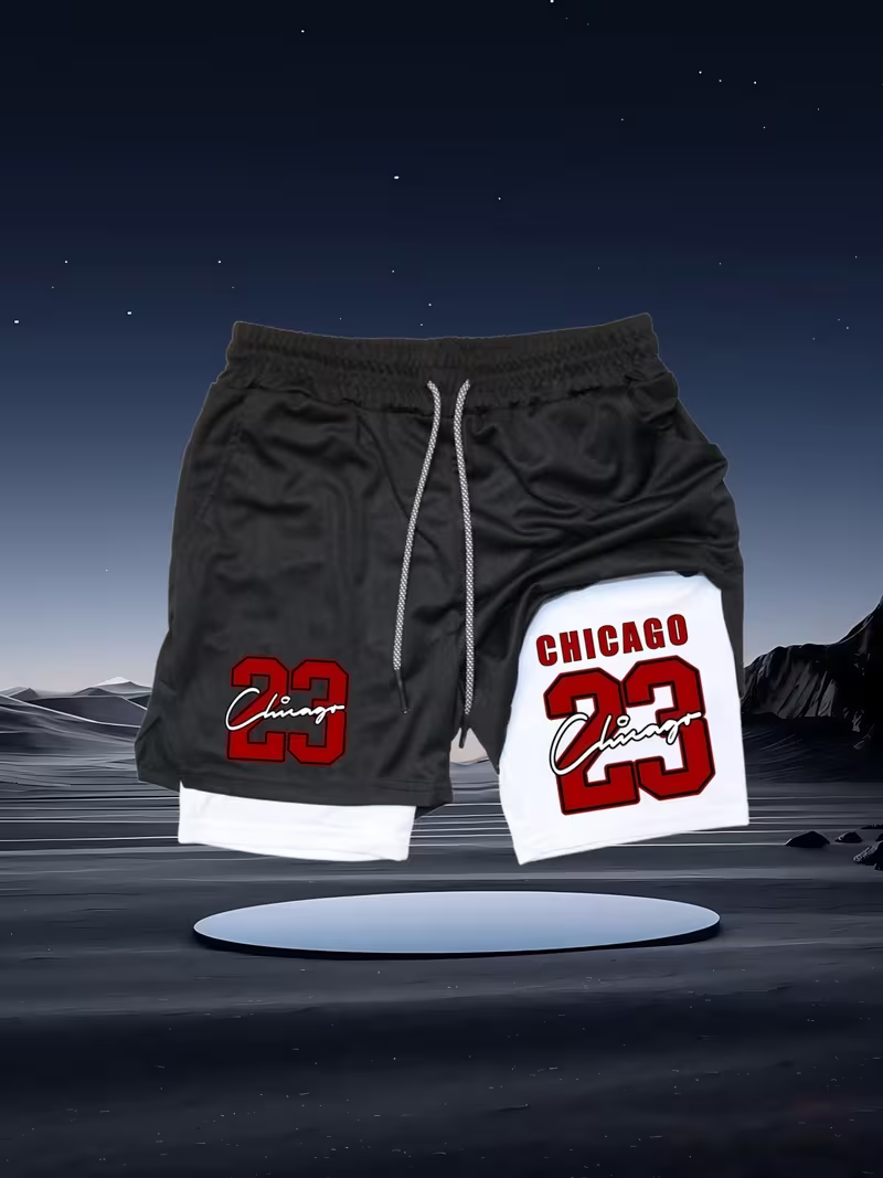2026 New Men's Quick-Dry Doubl - Compression Shorts Athletes recensione e prezzo