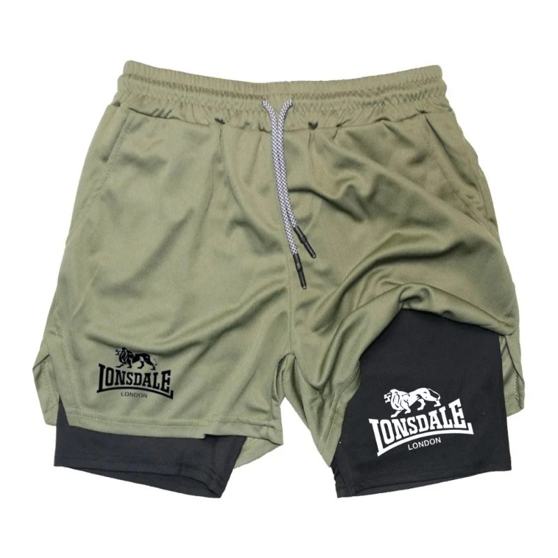 2in1 Running Shorts for Men Gy - Compression Shorts Athletes recensione e prezzo