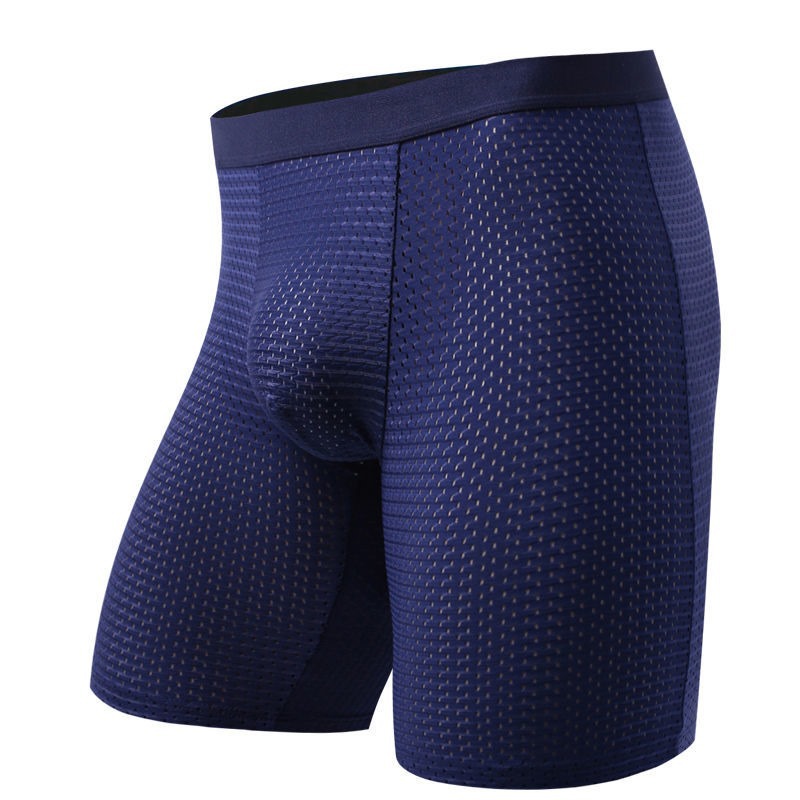Men's Boxers Shorts Ice Silk M - Long Leg Trunk Men recensione e prezzo