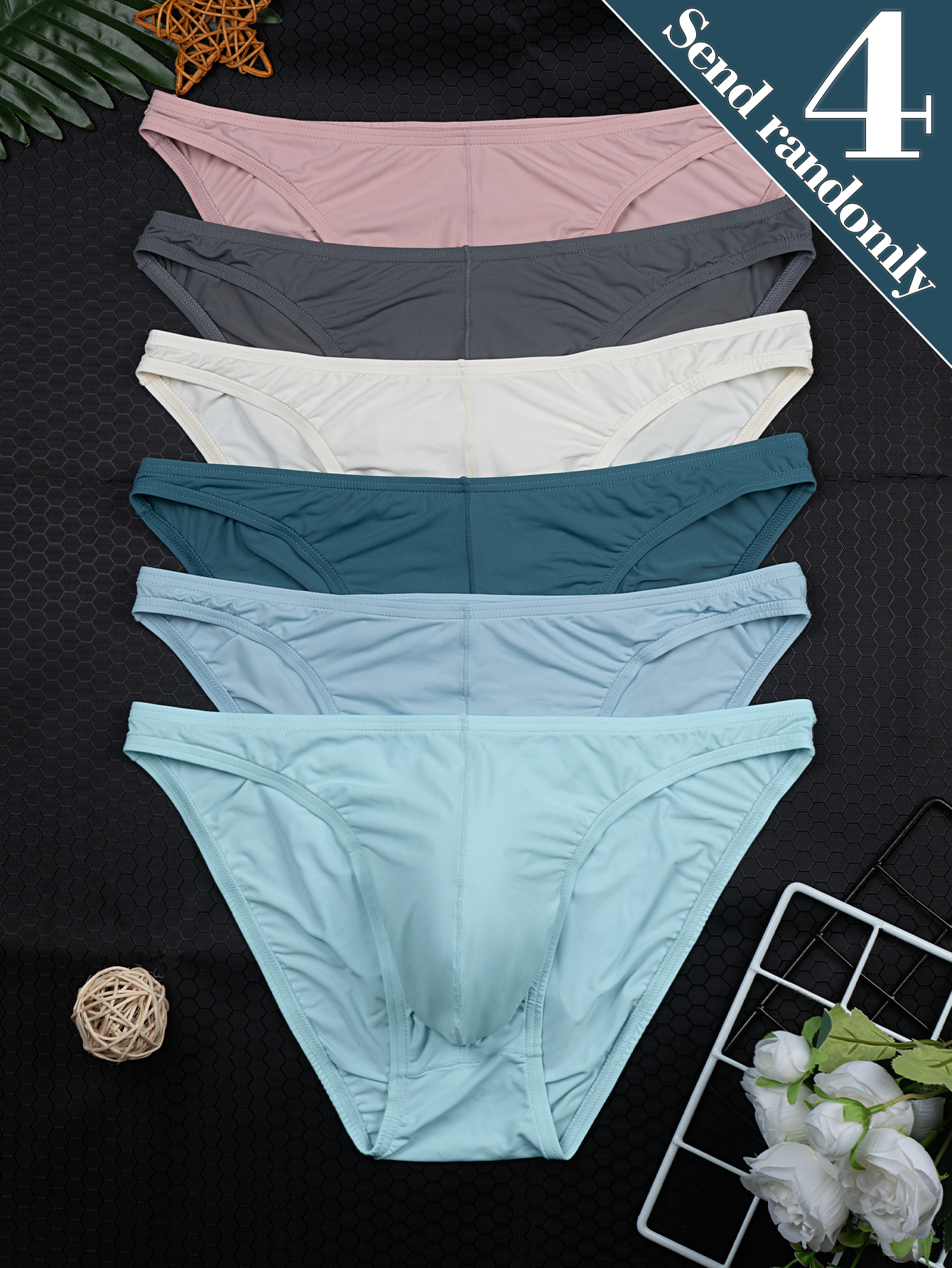 4-Pack Random Color Men's New  - Multi Pack Underwear recensione e prezzo