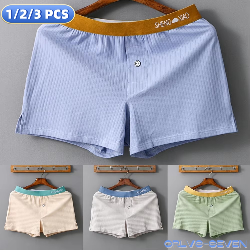 1/2/3 PCS Men's Panties Cotton - Boxer Brief Pack Cotton recensione e prezzo