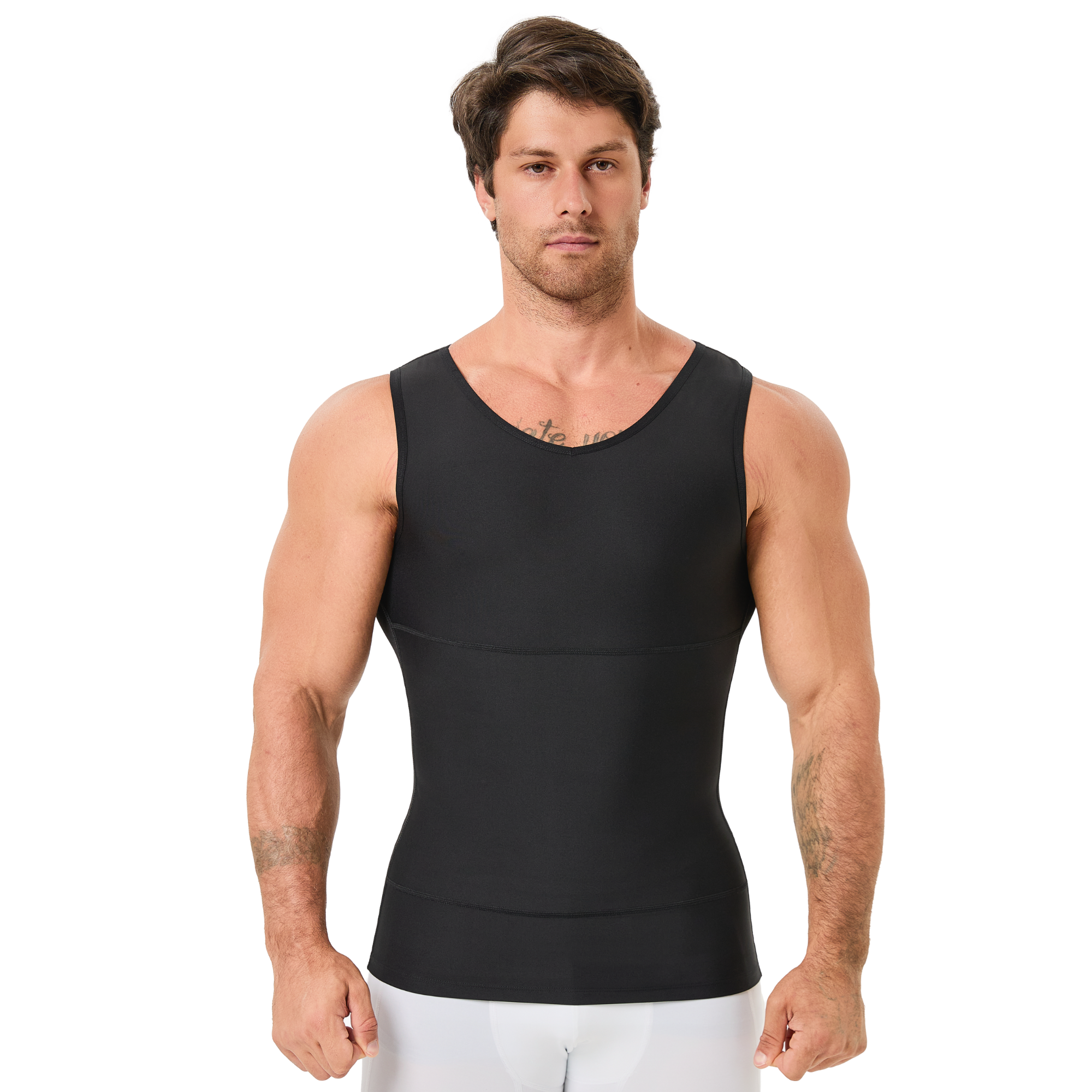 Men's V Neck Compression Shape - Undershirt Crew Neck recensione e prezzo