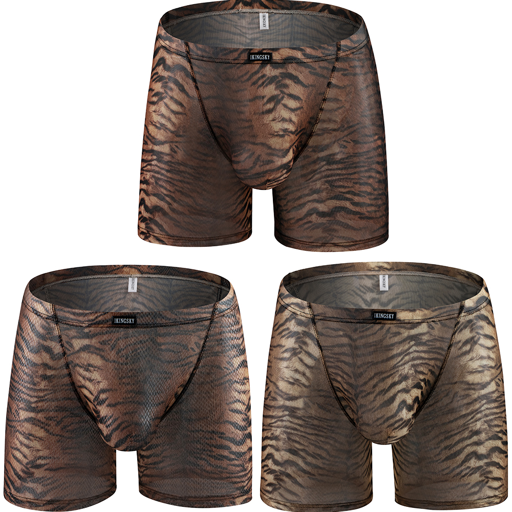 iKingsky Men's Tiger Stripes L - Long Leg Trunk Men recensione e prezzo