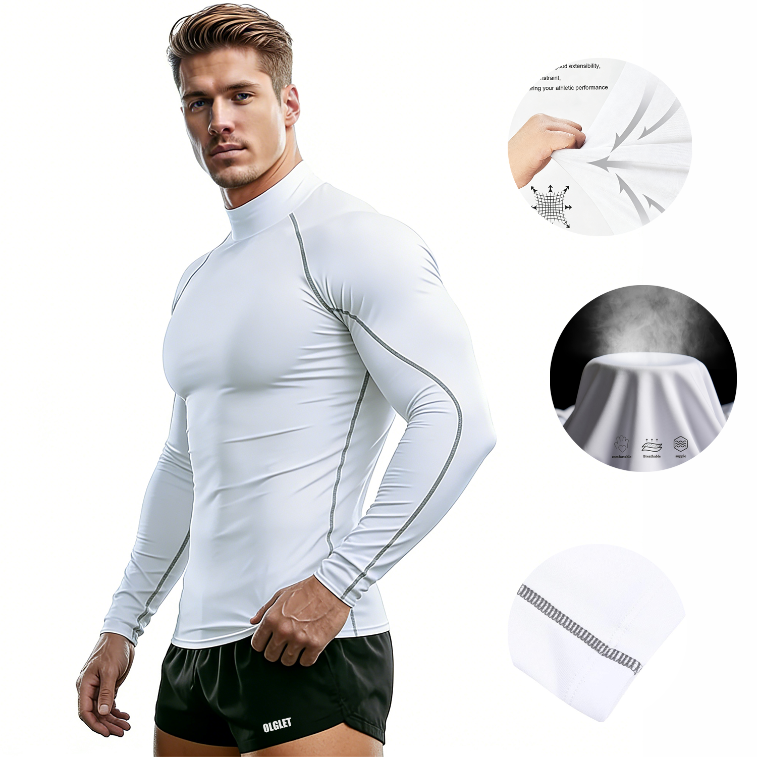Sport T-shirt Men Compression  - T Shirt Tight Fit recensione e prezzo