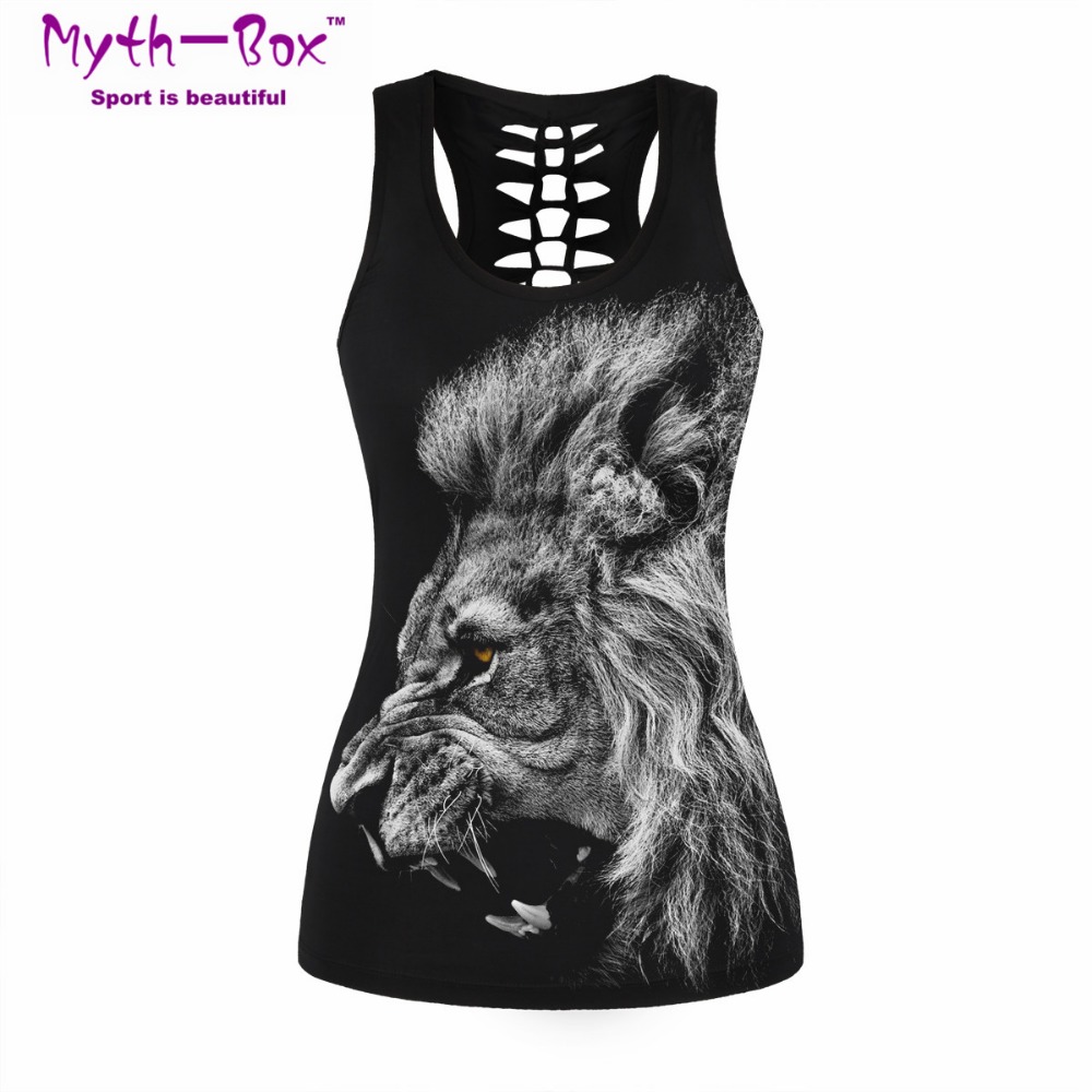Women Sport Vest Bad Cat Print - Sleeveless Undershirt recensione e prezzo