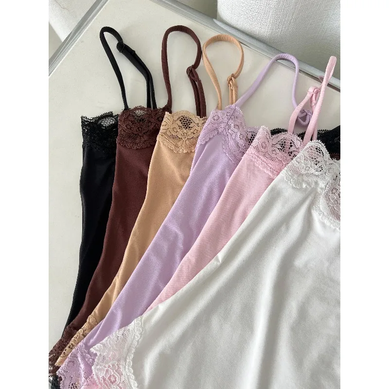 Women's Square Neck Lace Bodys - Suspender Tank Top recensione e prezzo