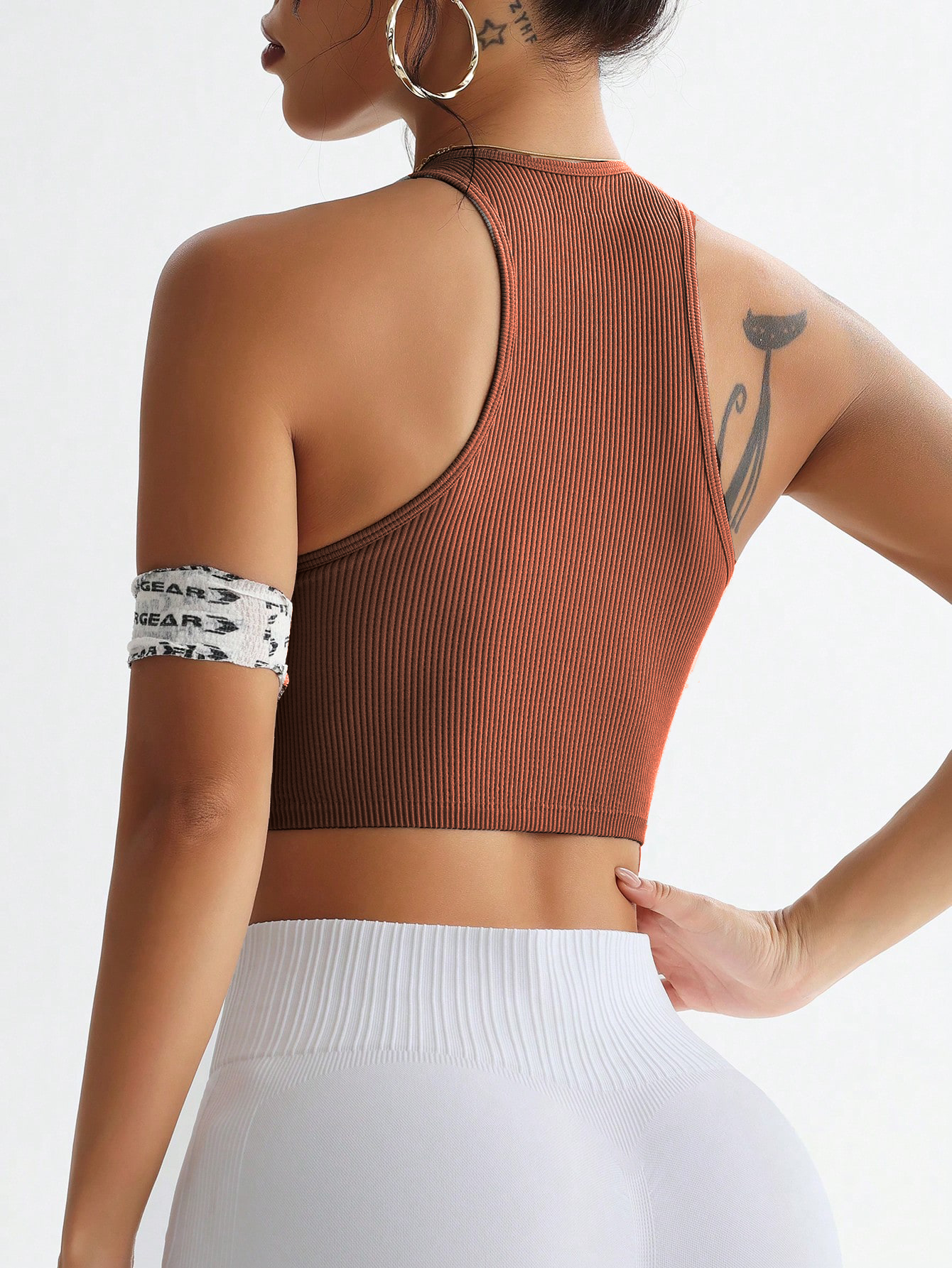 Ribbed Seamless Sports Bra Tan - Tank Top Ribbed recensione e prezzo
