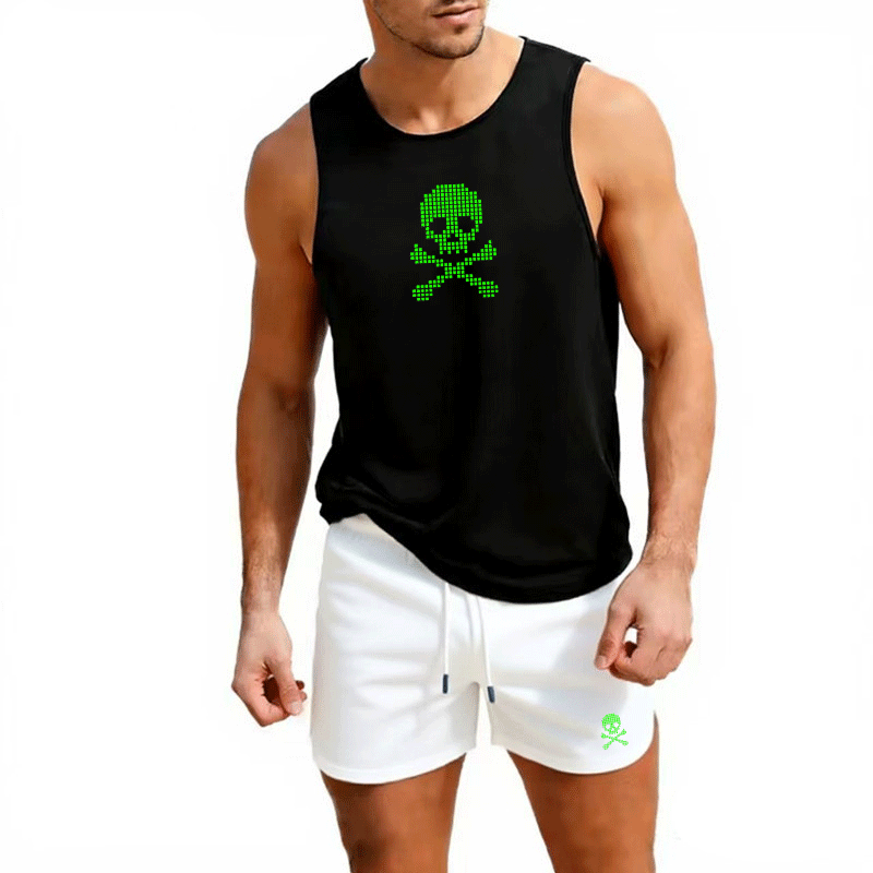 Fitness loose men tank top  sl - Sleeveless Undershirt recensione e prezzo