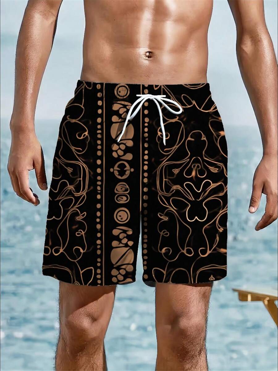 Mens Abstract Geometric Print  - Trunk Breathable Men recensione e prezzo