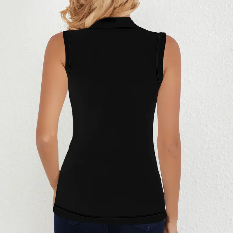 Womens Sleeveless Mock Neck Ri - Tank Top Ribbed recensione e prezzo
